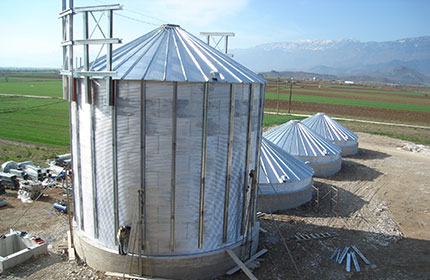 amg grain silo project